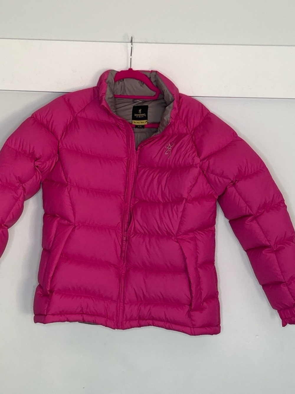 Browning Kids Bright Pink Quilted Puffer Jacket